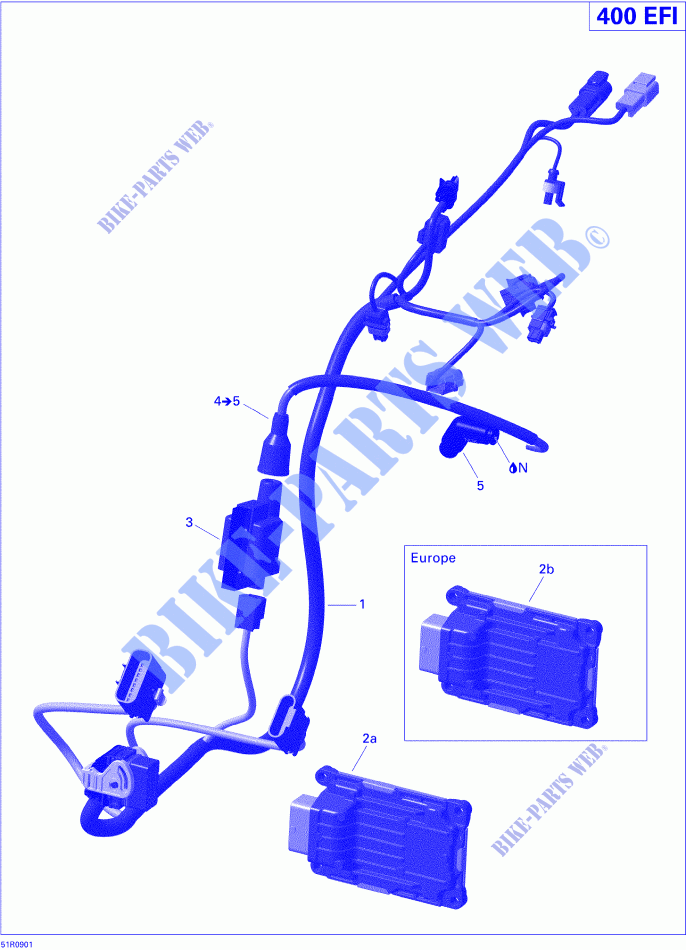 Engine Harness And Electronic Module for Can-Am OUTLANDER 400 2009