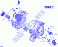 Engine Lubrication for Can-Am OUTLANDER XT 800R 2009