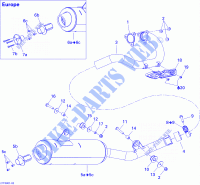 Exhaust System for Can-Am DS 450 2008