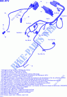 Engine Harness for Can-Am OUTLANDER XT 650 2008