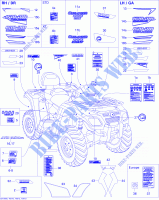 Decals XT for Can-Am OUTLANDER MAX XT 800 2008