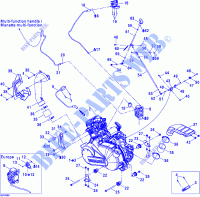 Engine And Engine Support for Can-Am OUTLANDER MAX XT 400 2006