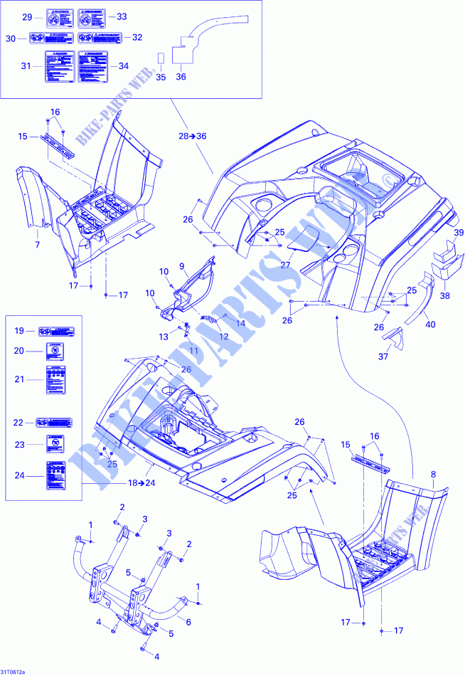 Body And Accessories 1, STD for Can-Am OUTLANDER 650 2006