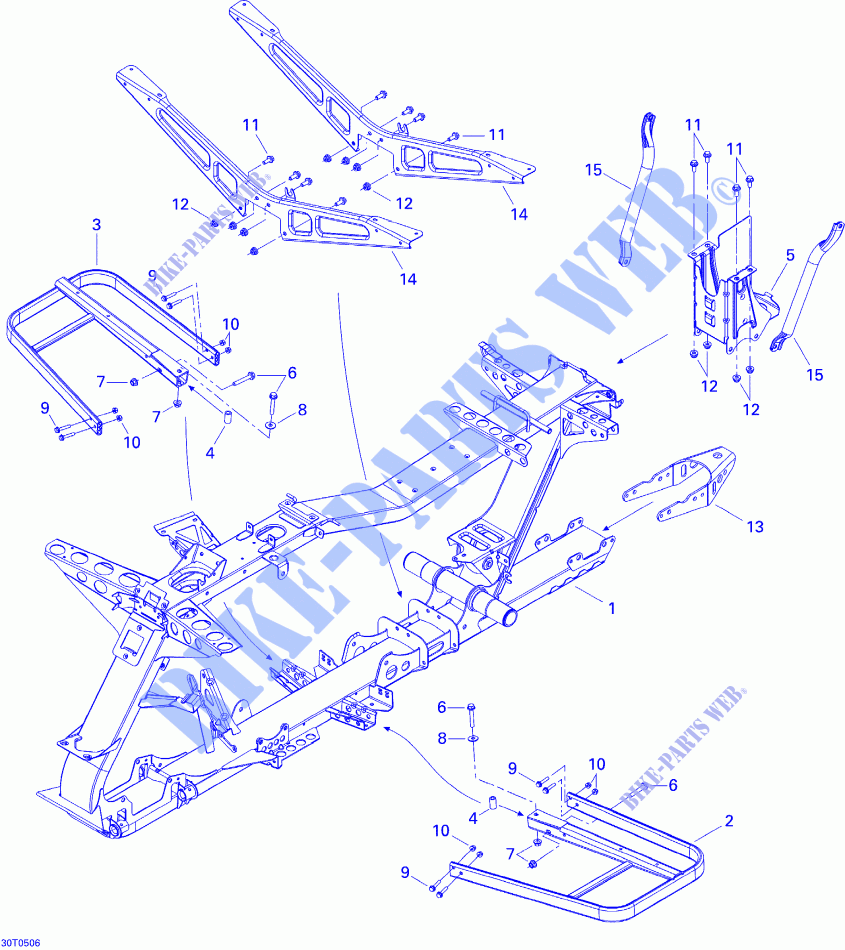 Frame for Can-Am OUTLANDER MAX 400 2005