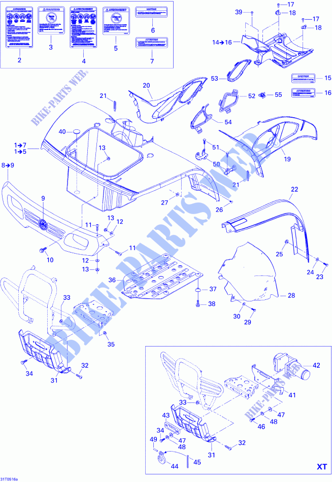 Body And Accessories 1 for Can-Am TRAXTER CVT 2005