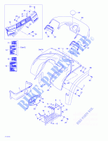 Body And Accessories, Rear View for Can-Am QUEST 650 2004