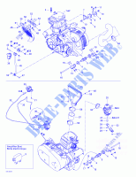 Engine And Engine Support for Can-Am QUEST 650 2004
