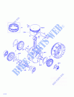 Crankshaft And Pistons for Can-Am DS 650 2003