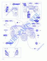 Decals for Can-Am QUEST 650 2003