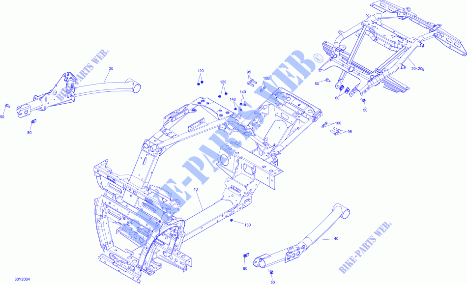 Frame for Can-Am SPYDER F3 T SE6 (BUILT BEFORE 09/2020) 2021