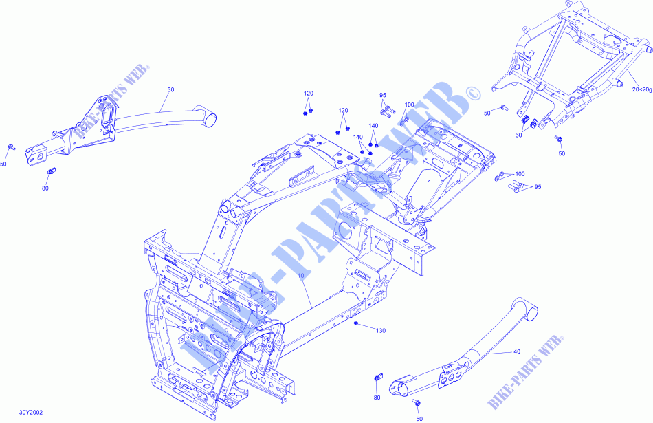 Frame for Can-Am SPYDER F3 S SE6 2020