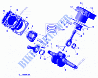 Crankshaft, Piston And Cylinder for Can-Am MAVERICK TRAIL 800 2020