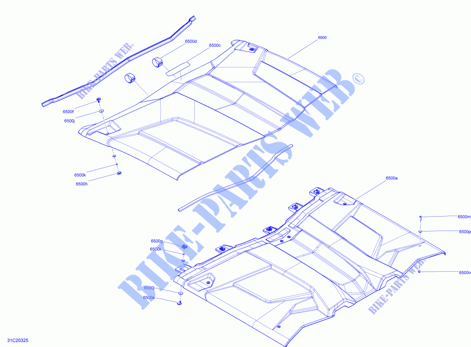 Body   Roof Section   XRS for Can-Am MAVERICK MAX TURBO R / TURBO RR 2020