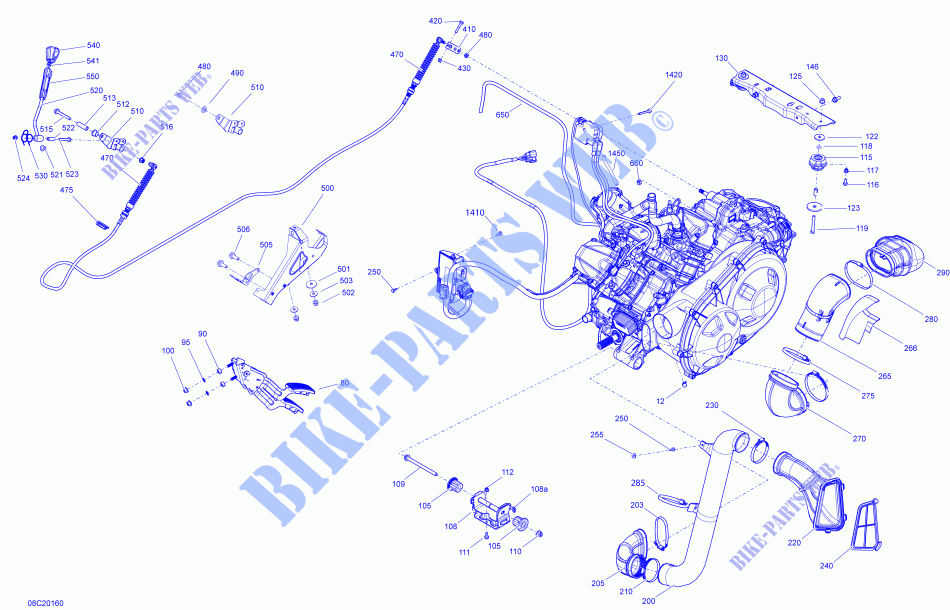 Engine   Vehicule for Can-Am DEFENDER 6X6 HD10 2020