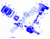 Crankshaft, Piston And Cylinder for Can-Am MAVERICK TRAIL 800 2019