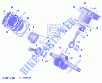 Crankshaft, Piston And Cylinder   HD8 for Can-Am DEFENDER HD8 2019