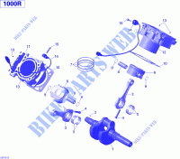 Crankshaft, Piston And Cylinder _02R1512 for Can-Am MAVERICK 1000 2015