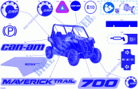 07  Body   Decals for Can-Am Maverick Trail 700 BASE 2024