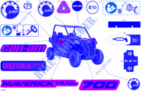 07  Body   Decals for Can-Am Maverick Trail 700 DPS 2024