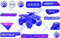 07  Body   Feature Decals for Can-Am Outlander X XC 1000R EFI 4X4 2024