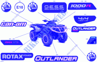 07  Body   Feature Decals for Can-Am Outlander MAX XT-P 1000R EFI 4X4 2024