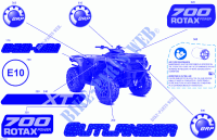 07  Body   Feature Decals for Can-Am Outlander Max XT 700 4X4 2024