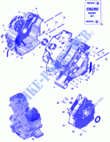 01  ROTAX   Crankcase for Can-Am Renegade X XC 1000R EFI 2024