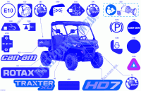 07  Body   Decals for Can-Am Traxter XU HD7 2024