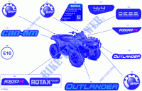 07  Body   Decals for Can-Am Outlander DPS 1000R EFI 2023