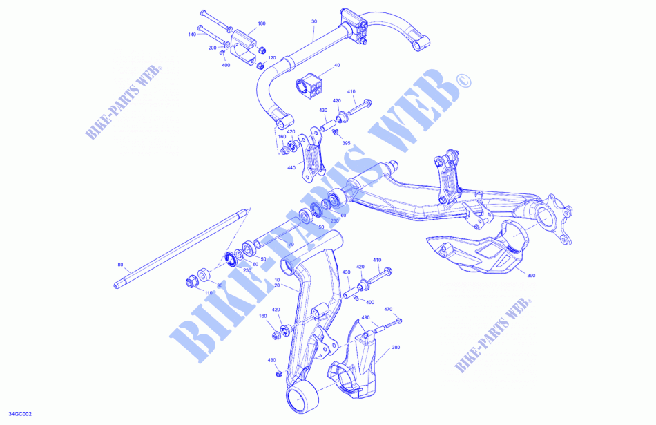 05  Suspension   Rear Components for Can-Am Outlander XU 450 EFI 2023