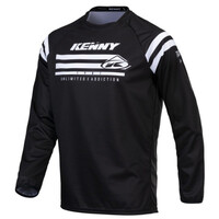 TRACK RAW JERSEY ADULT BLACK KENNY SIZE XL-Can-Am